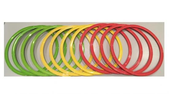 Gymnastik-Ringe d=34cm 12er Set