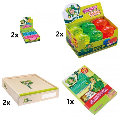 2x PAKET NR.1: Supersticks 240 Stifte in Holzbox + Gratisartikel