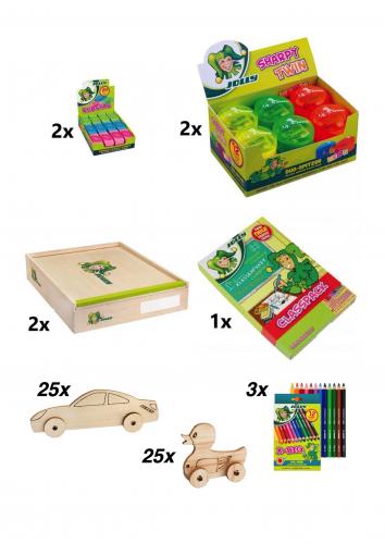 2x PAKET NR. 1: X-BIG 180 Stifte in Holzbox + Gratisartikel