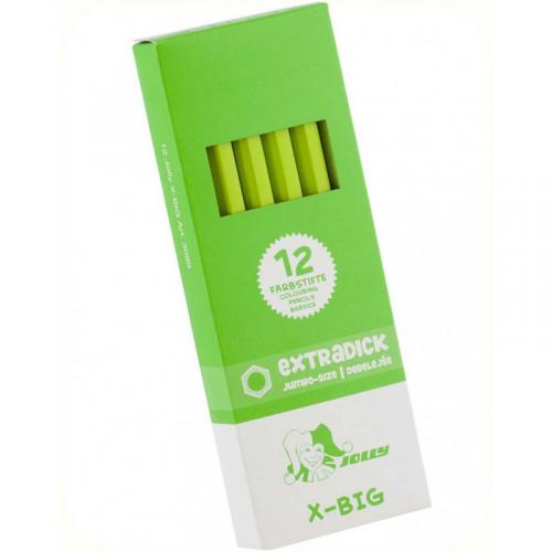 X-BIG Buntstifte 12er - Farbe: smaragdgrn