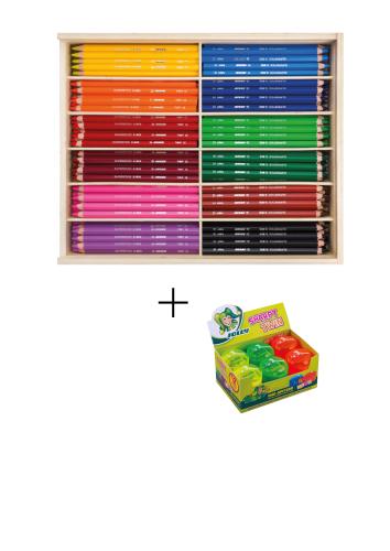 PAKET NR. 5: Supersticks 240 Stifte, 12 Spitzer