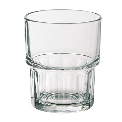 Gläser Hartglas d=7x8cm,stapelbar 6er