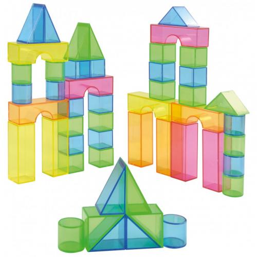 Transparente Blocks 50 Teile