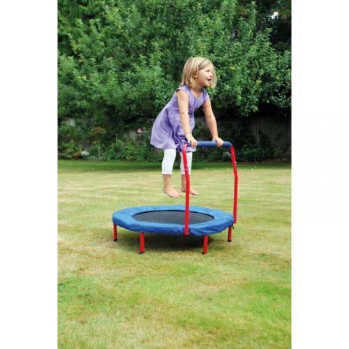 Trampolin mit Haltegriff