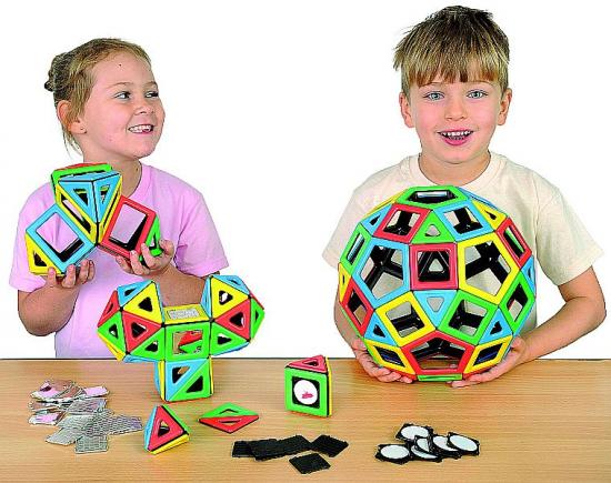 Polydron Klassenset gro magnetisch, 184tlg.