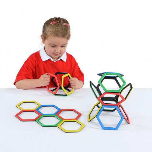 Polydron magnetisch, Sechsecke 20tlg.