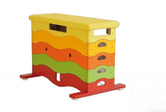 Sprungkasten Ecoline Regenbogen 5-tlg. 