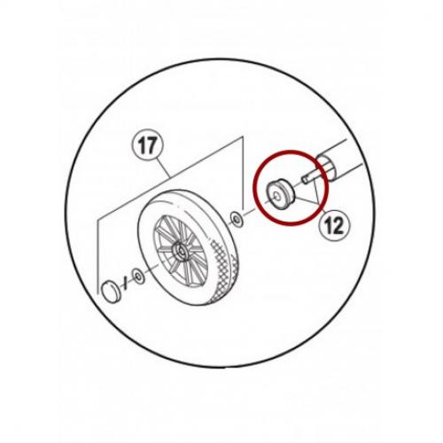 Achse fr W479 Lnge 51 cm