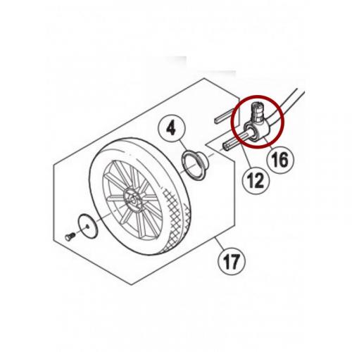 Radhalterung 2er Set fr Hinterrad W497